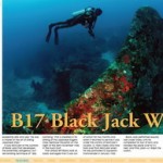 X-Ray magazine article on the B17 Black Jack Wreck in PNG
